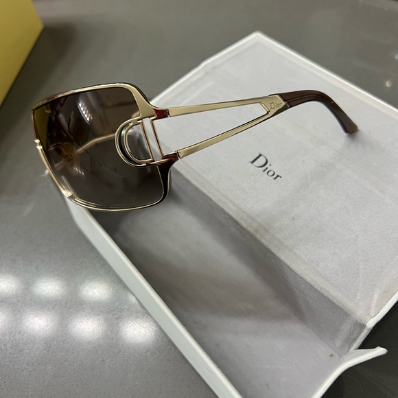 VINTAGE DIOR " DIORISSIMO " OVERSIZED BUBBLE GALLIANO ERA Y2K SUNGLASSES ITALY - Picture 11 of 16